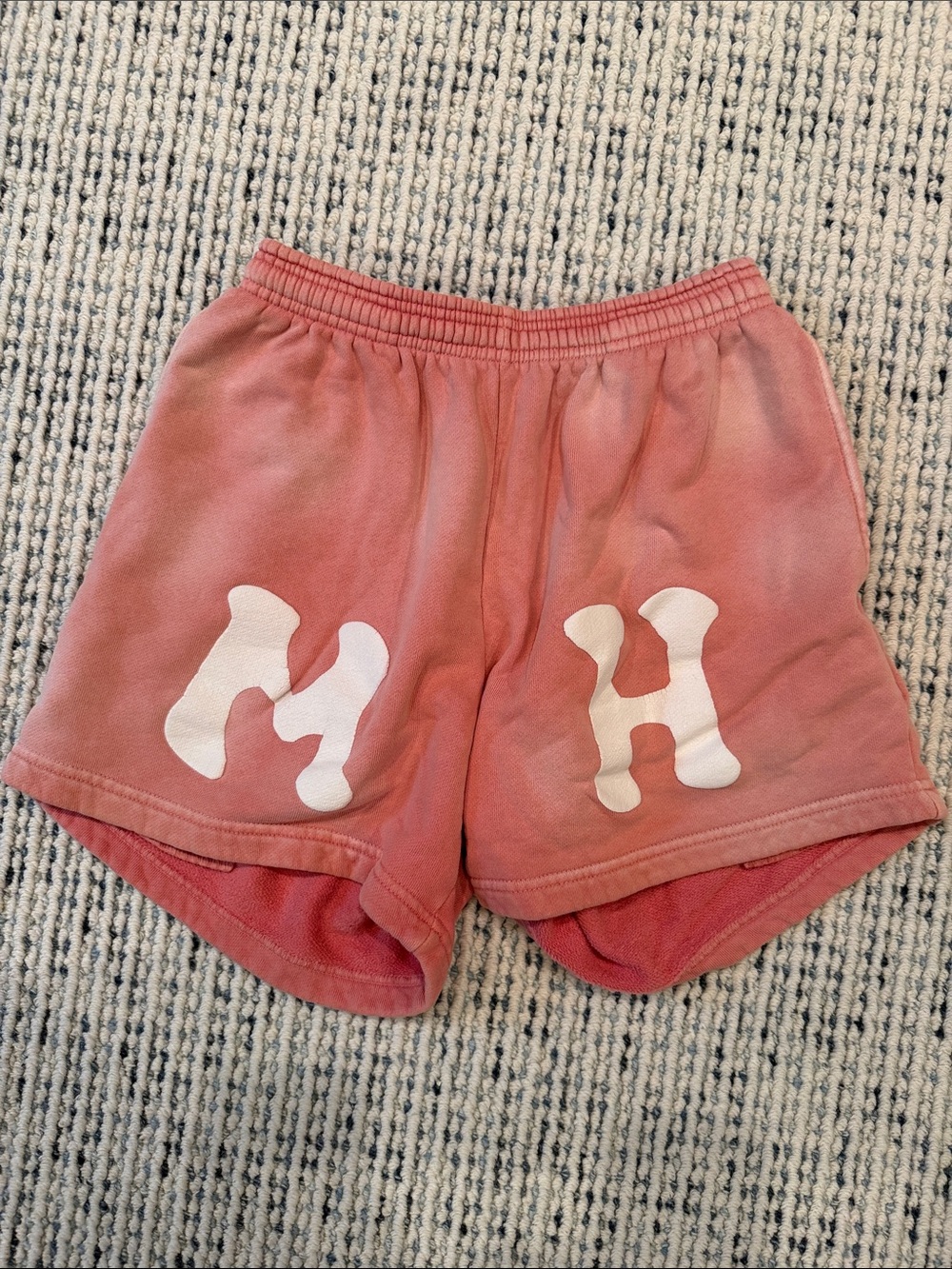 Madhappy Coral Pink Logo Athletic Shorts size xs